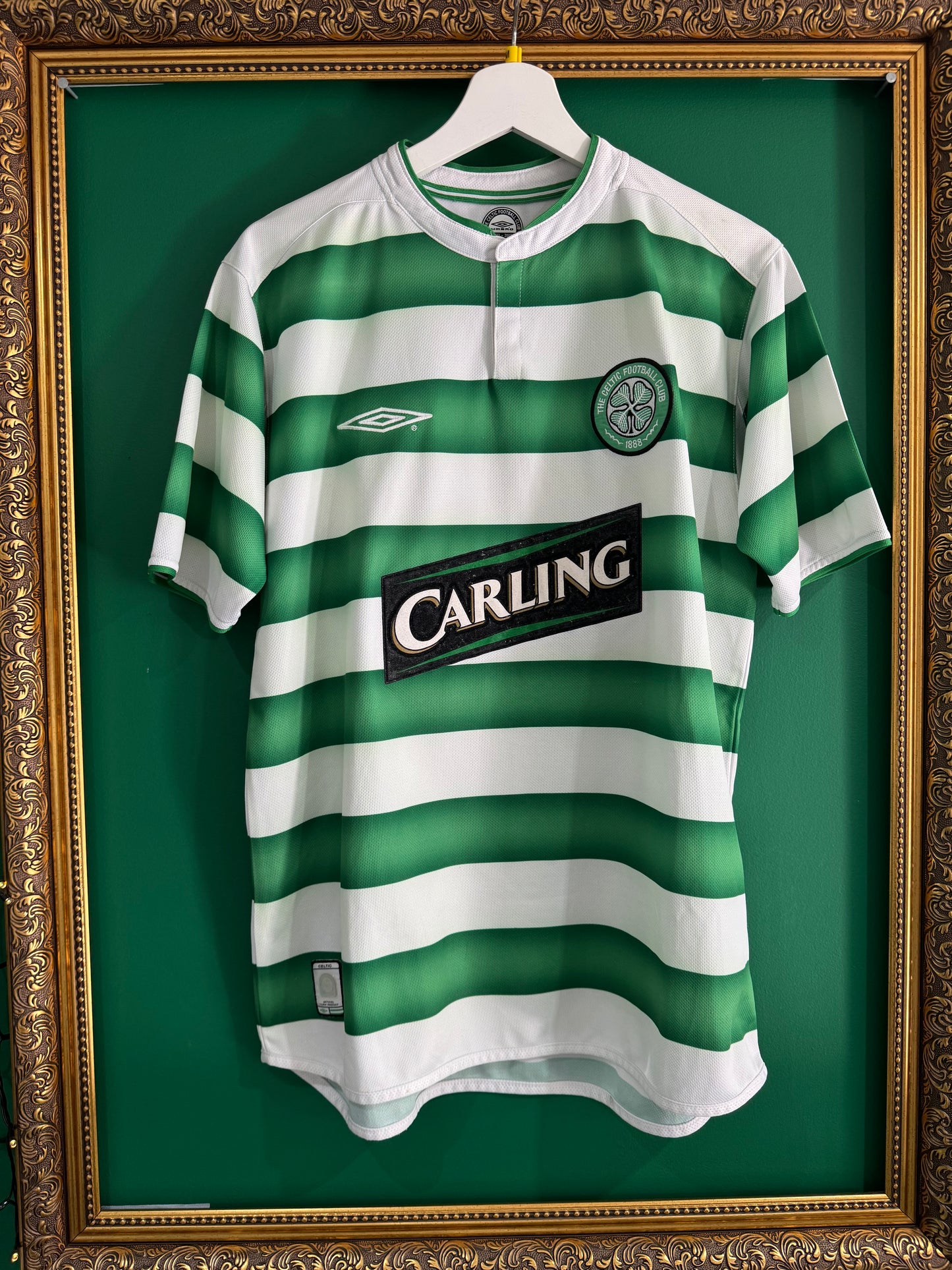 Celtic 2003/04 home shirt medium Larsson 7