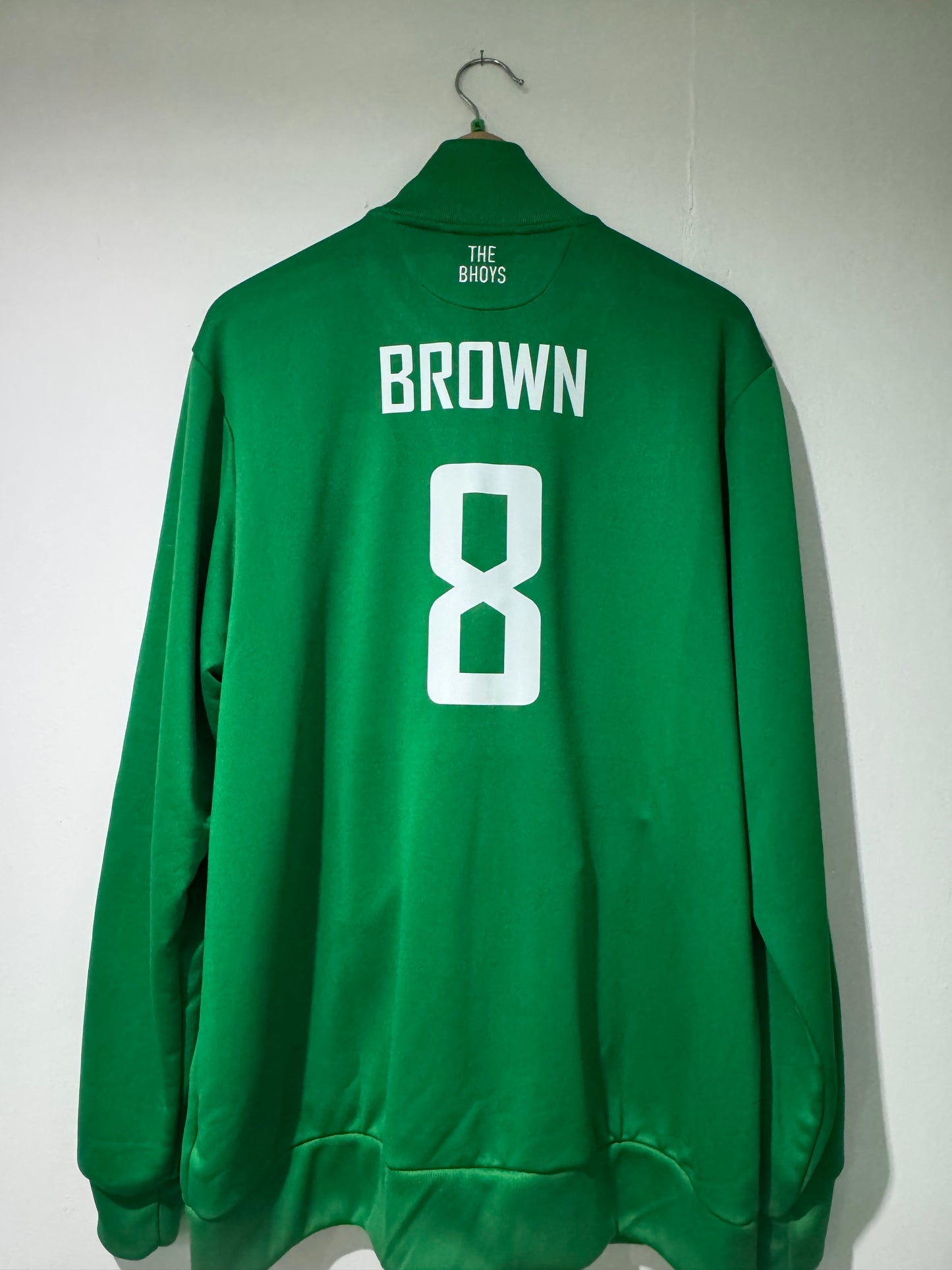 Celtic adidas track zipper top Brown 8 Captain Leader Legend xlarge