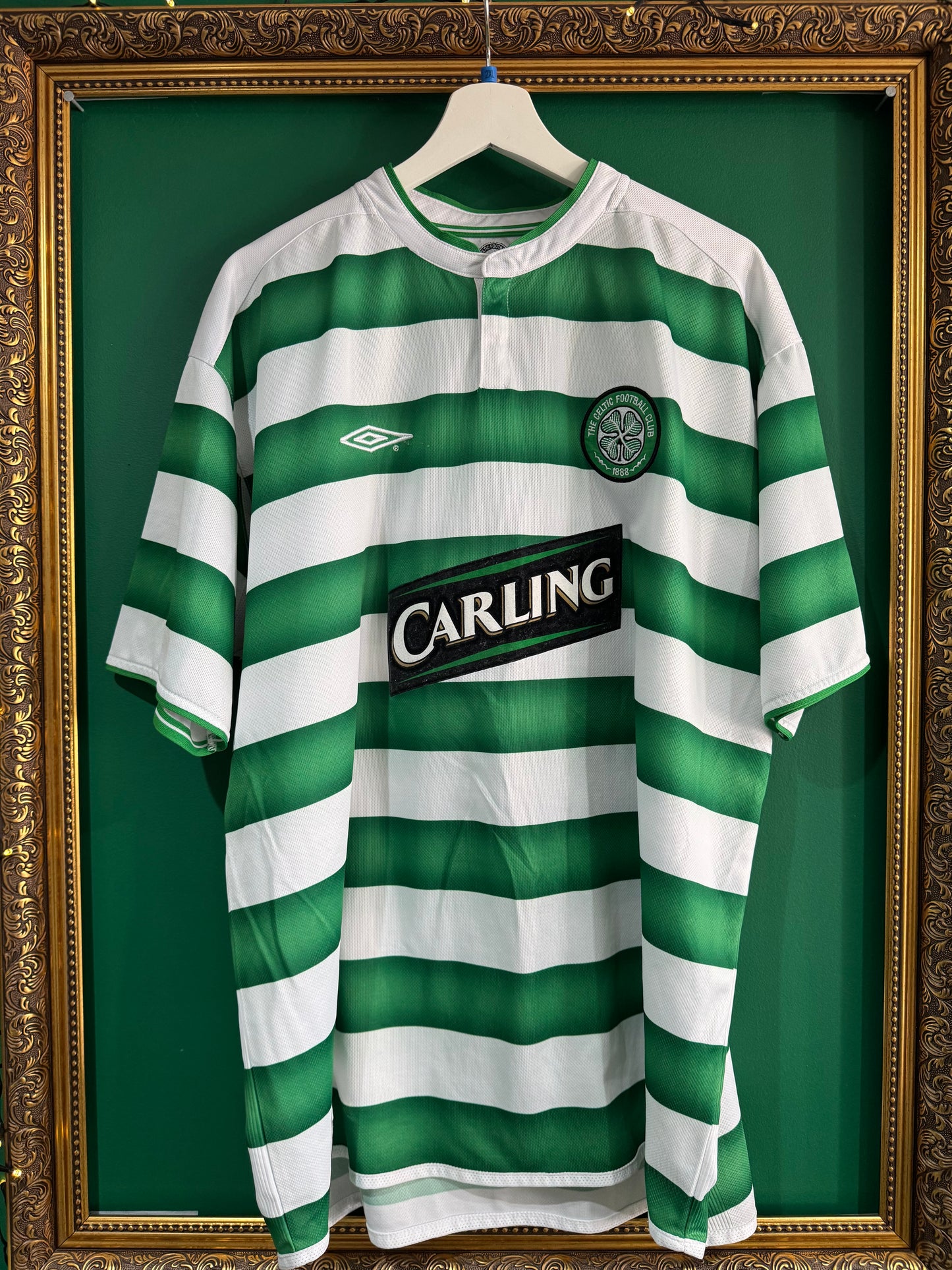 Celtic 2003/04 home shirt xxlarge Larsson 7