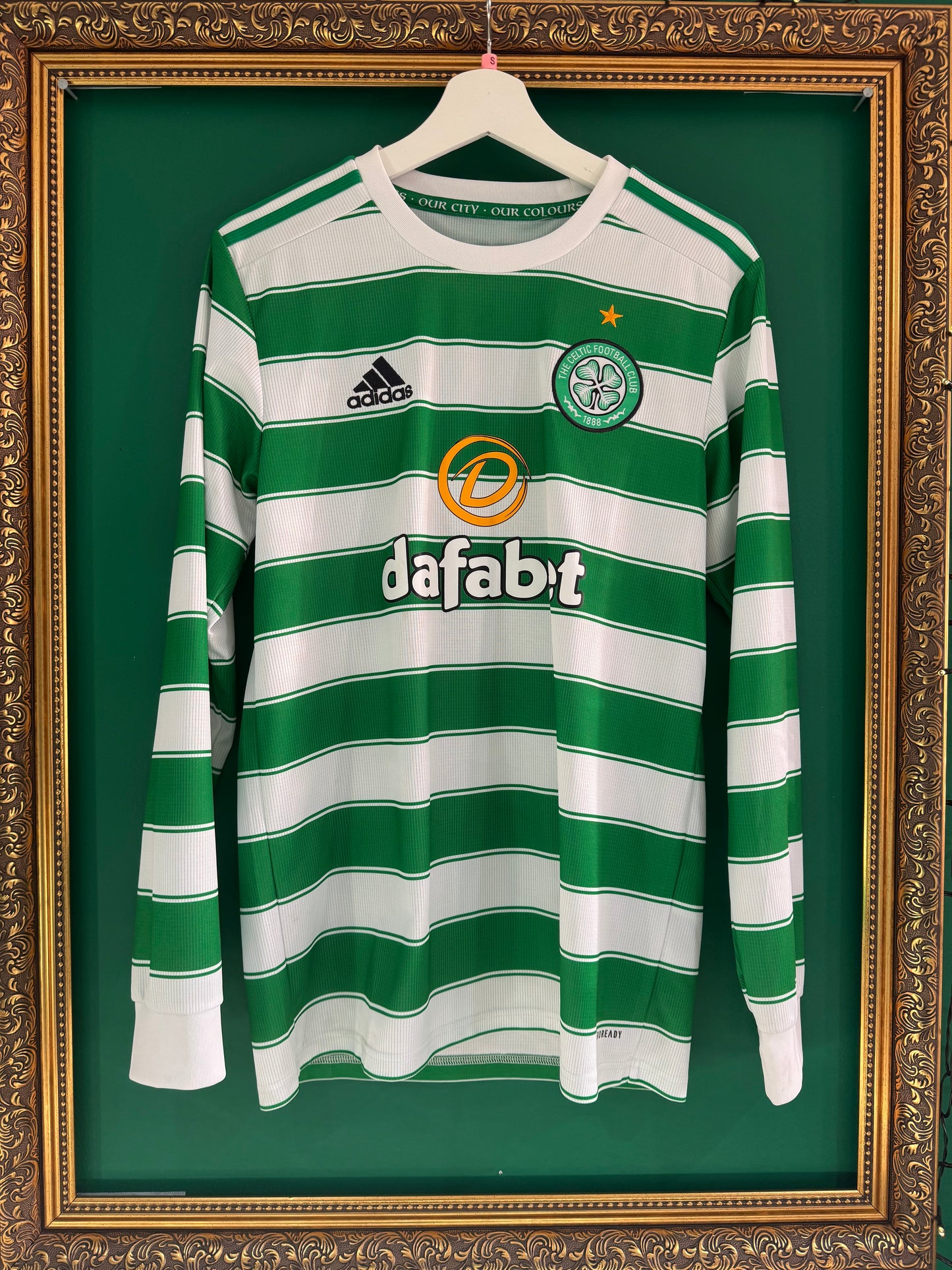 Celtic 2021/22 home shirt small Ls McGregor 42