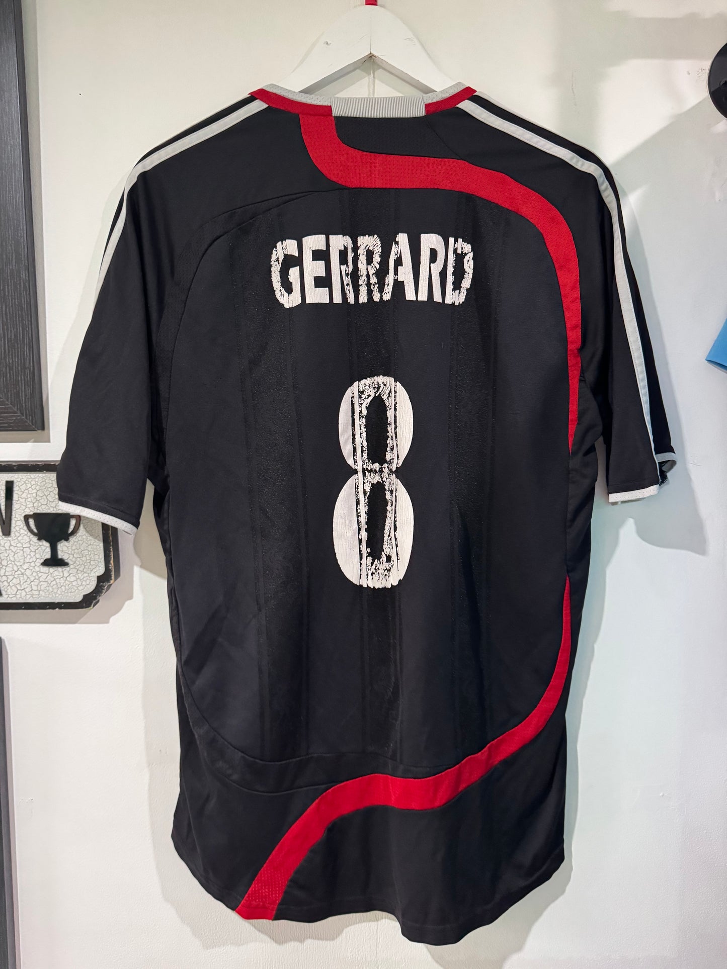 Liverpool 2007/08 third shirt large Gerrard 8