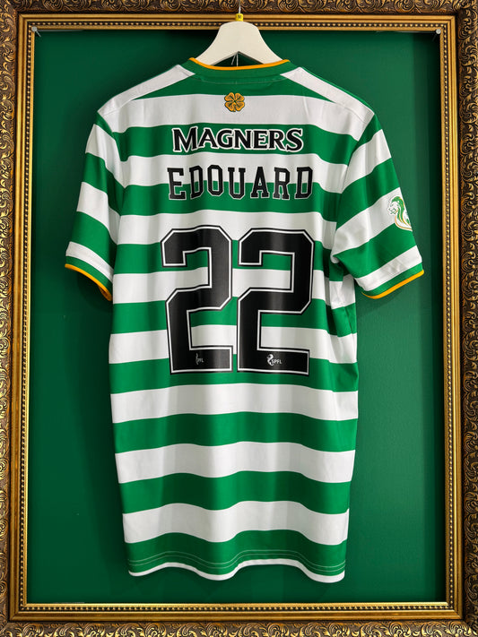 Celtic 2020/21 home shirt match prepared Edouard 22 medium