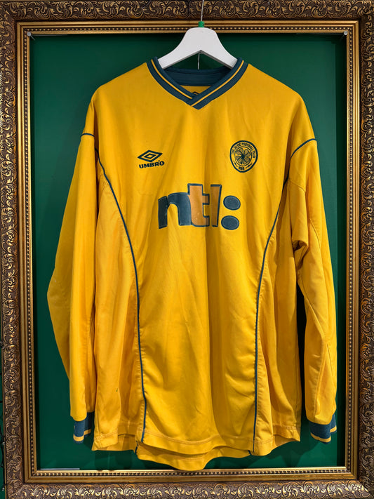 Celtic 2000/02 away shirt xlarge ls