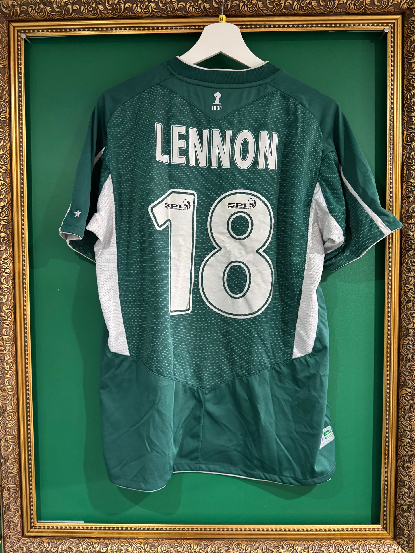 Celtic 2004/05 away shirt medium Lennon 18