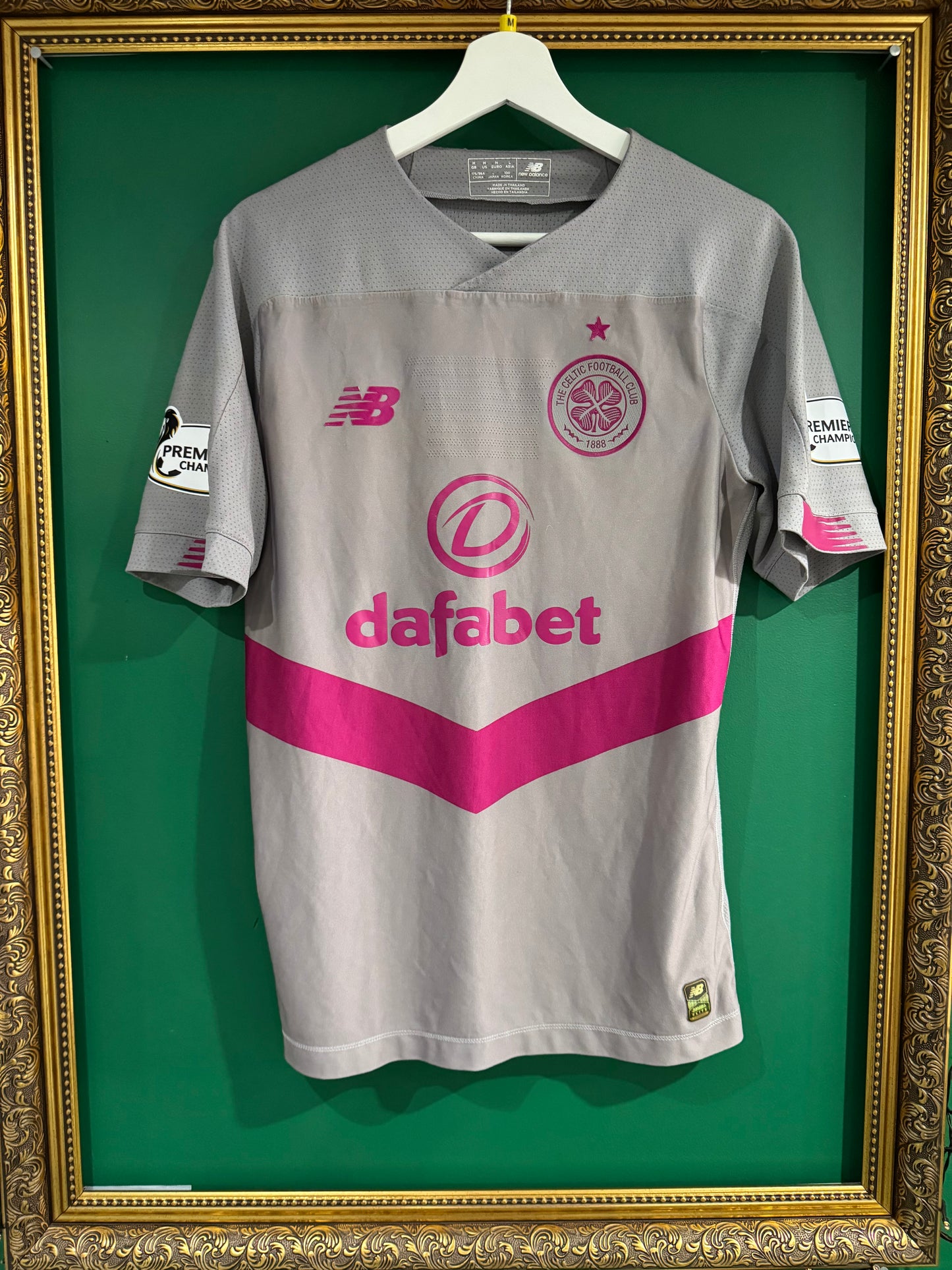 Celtic 2019/20 third shirt medium Ajer 35 match prepared player issue