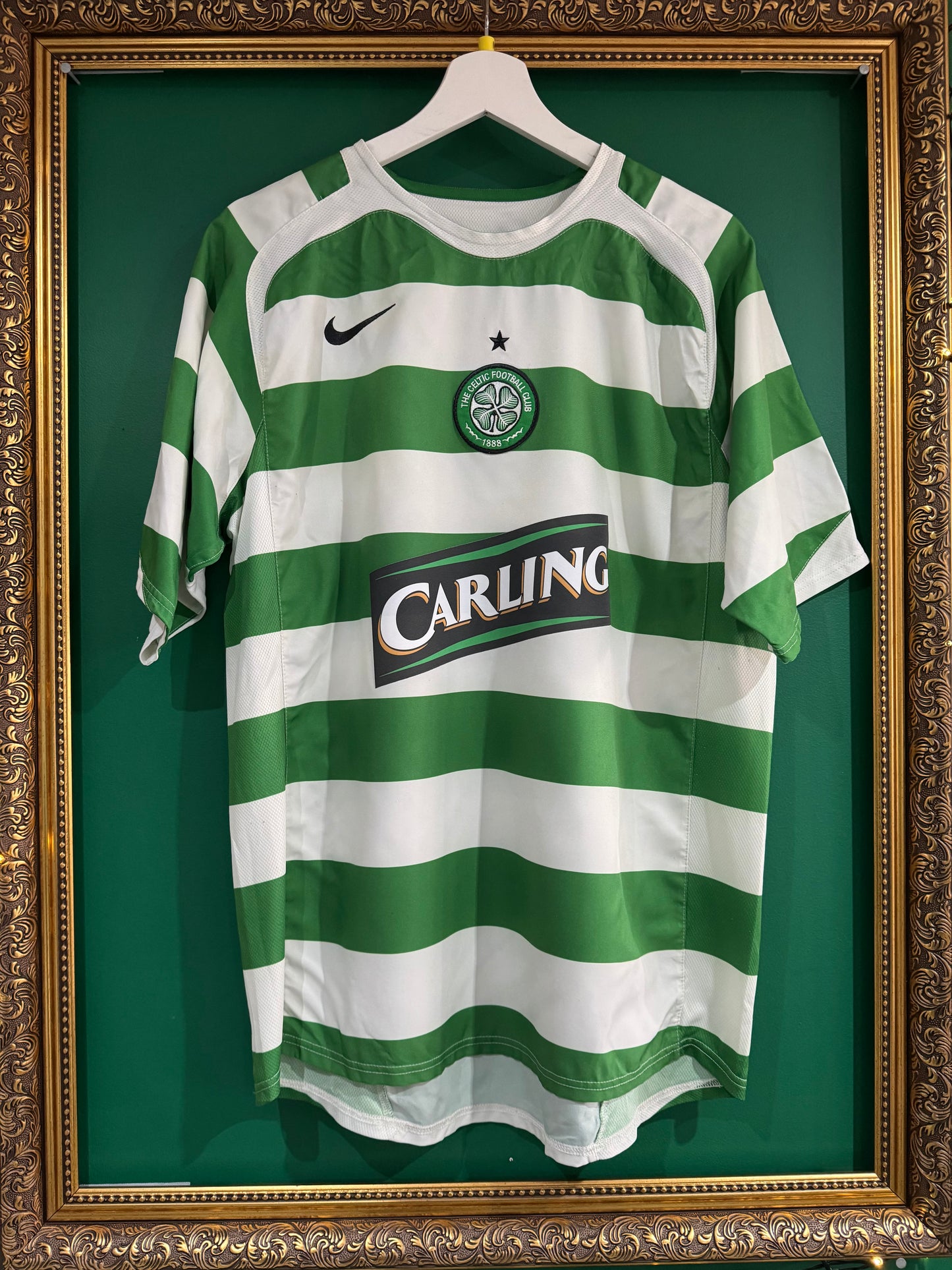 Celtic 2005/07 home shirt medium Nakamura 25