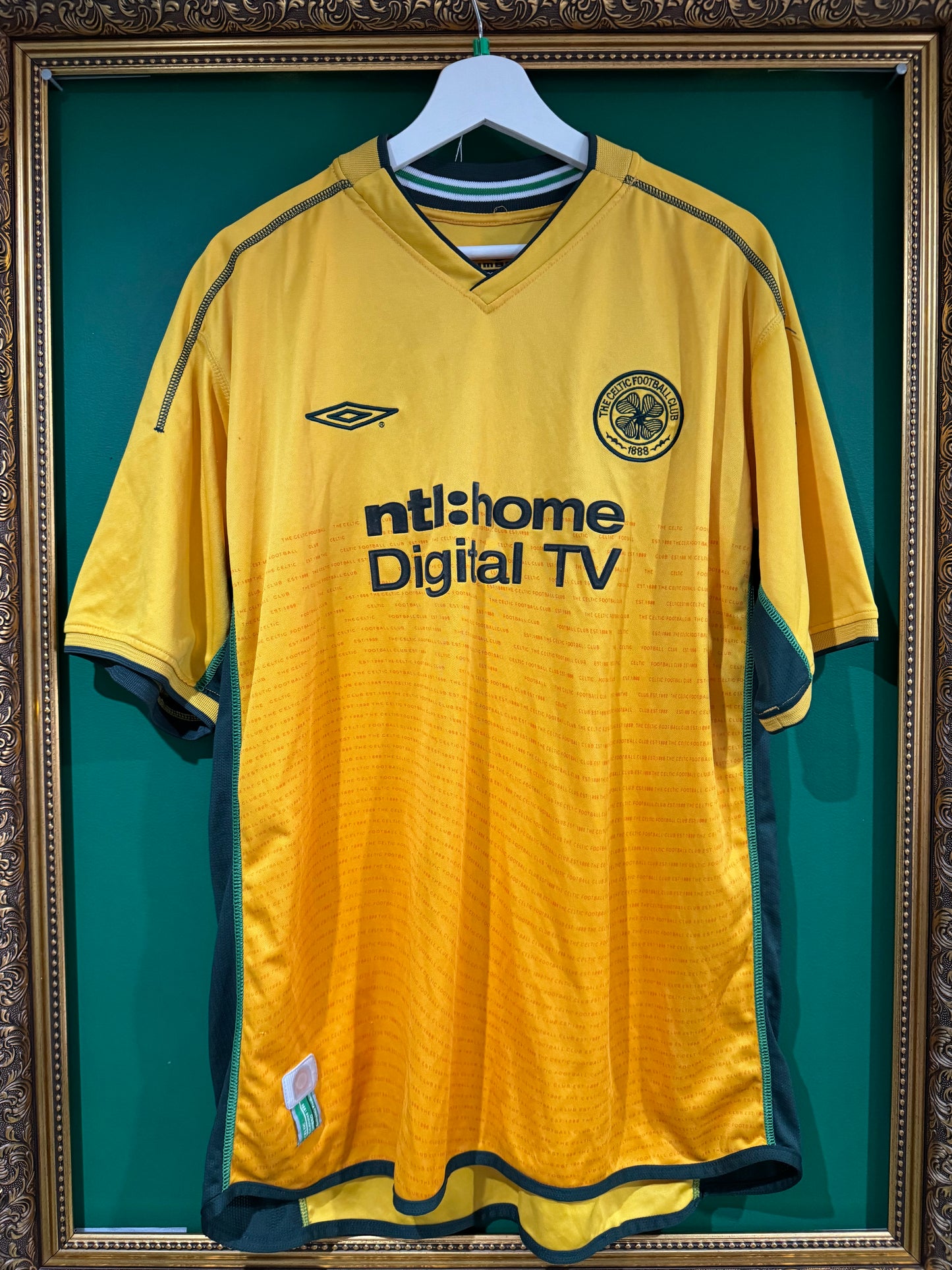 Celtic 2002/03 away shirt xlarge Larsson 7