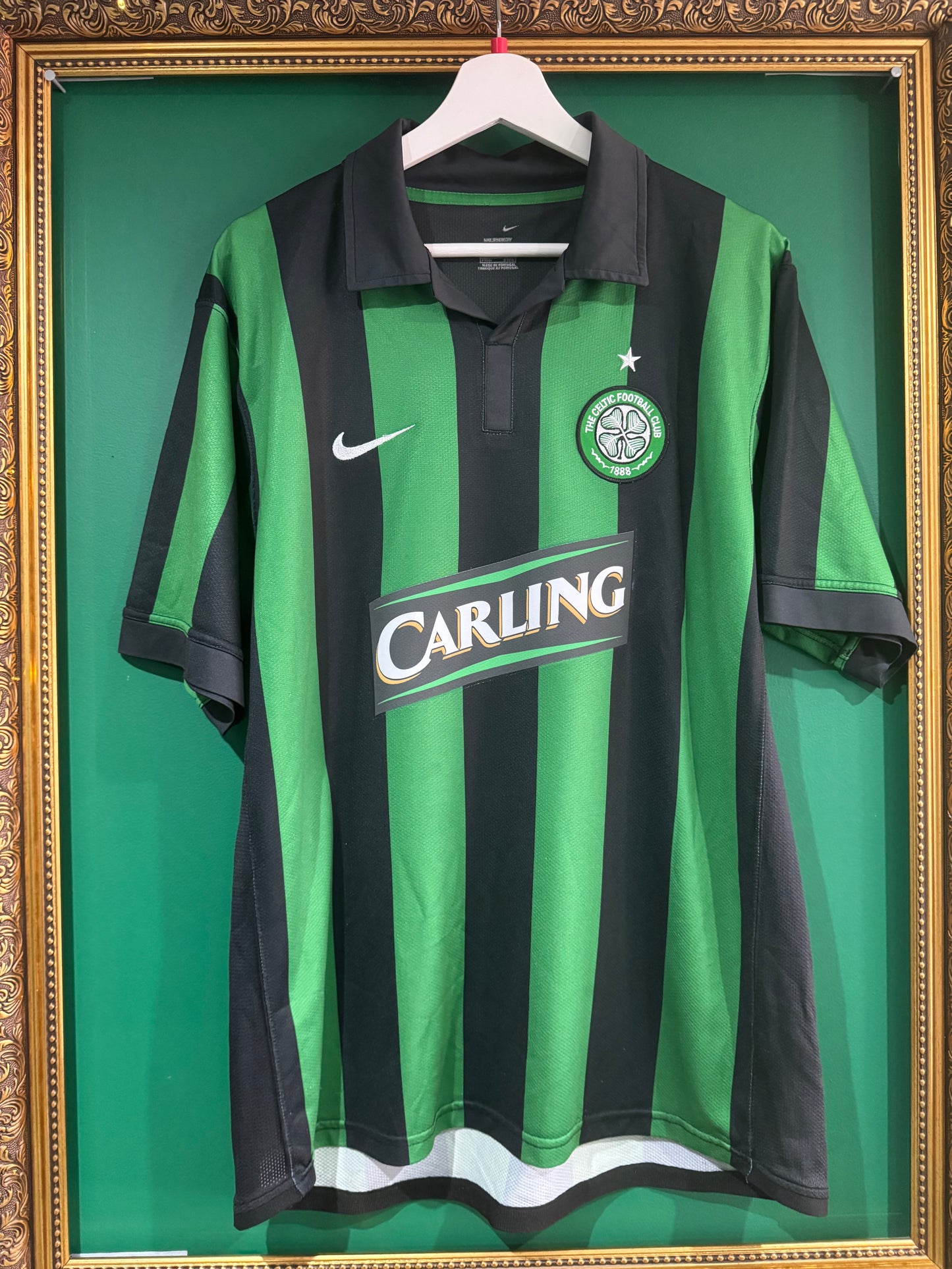 Celtic 2006/08 away shirt large Vennegoor of Hesselink 10
