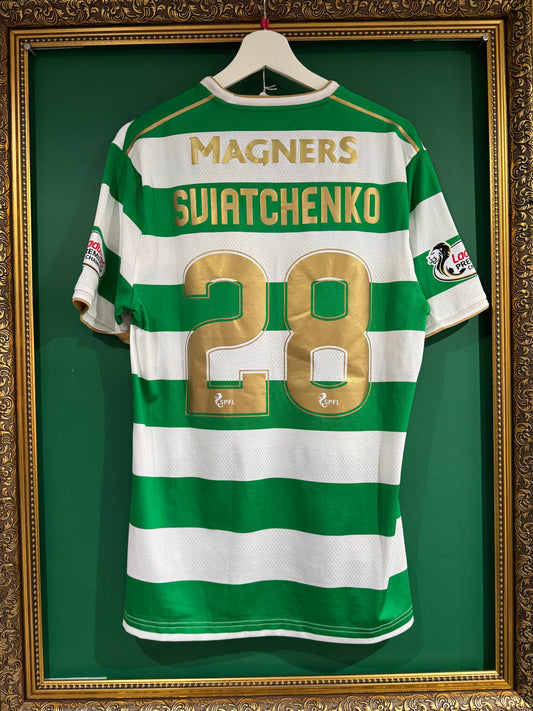 Celtic 2017/18 home large Sviatchenko match prepared player issue