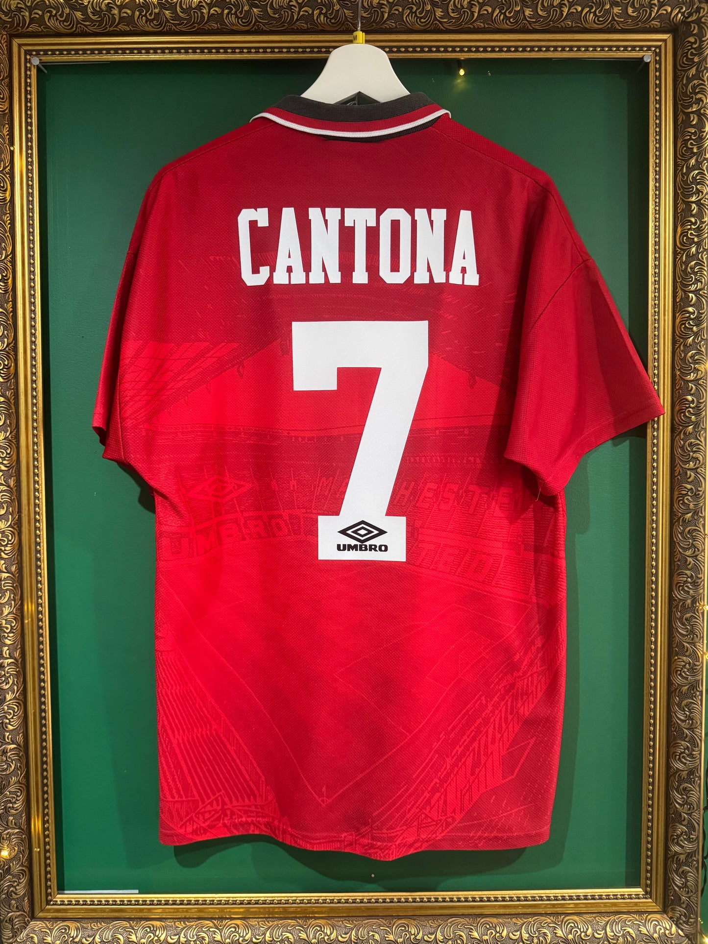 Manchester United 1994/96 home shirt medium Cantona 7
