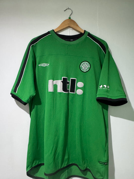 Celtic umbro NTL vintage training tshirt top xlarge