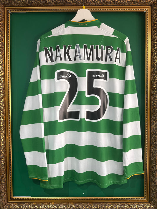 Celtic 2008/09 home ls Nakamura 25 medium