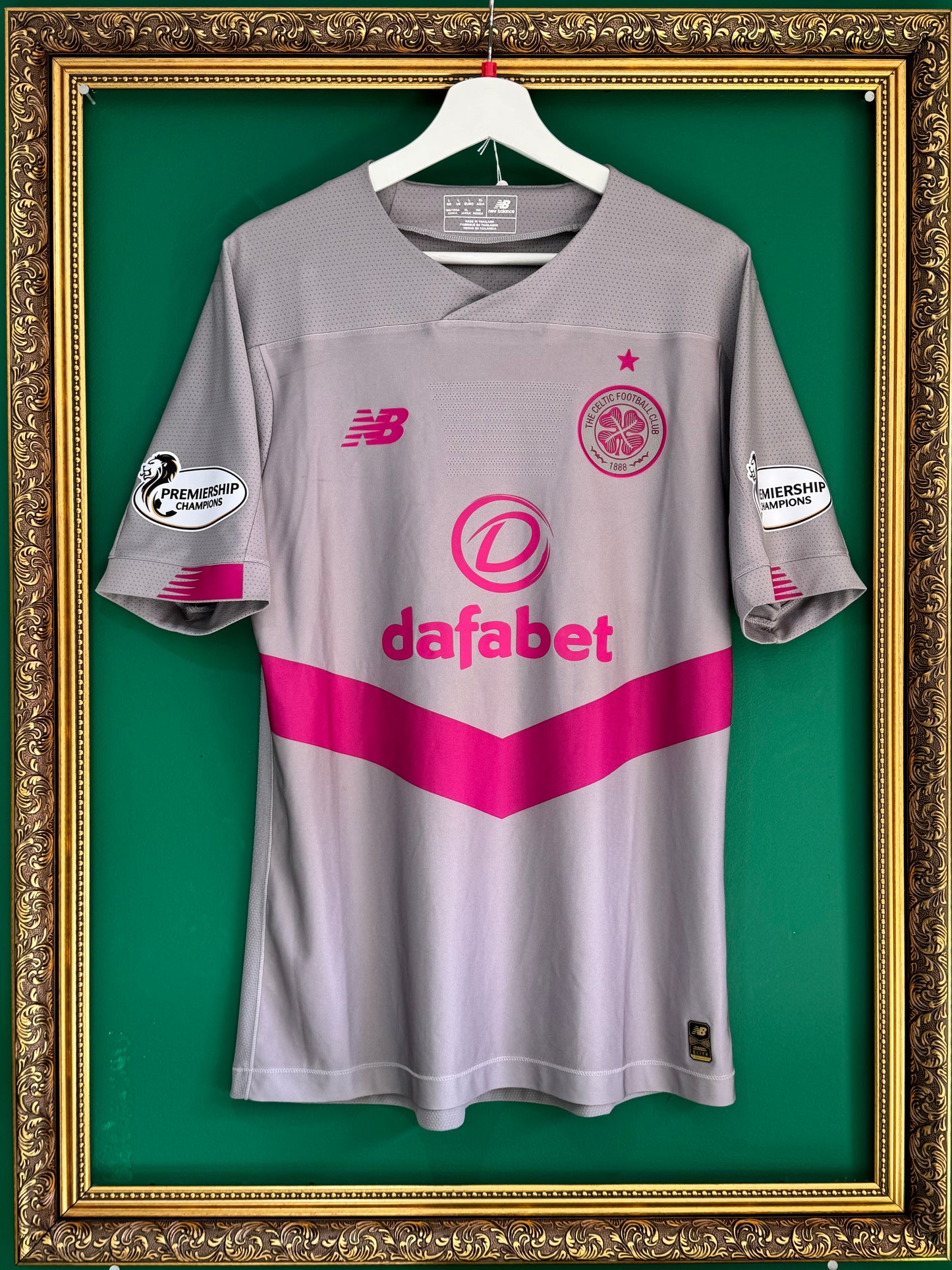 Celtic 2019/20 third Rogic player issue elite match shirt