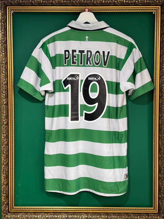 Celtic 2004/05 home small Petrov 19 BNWT