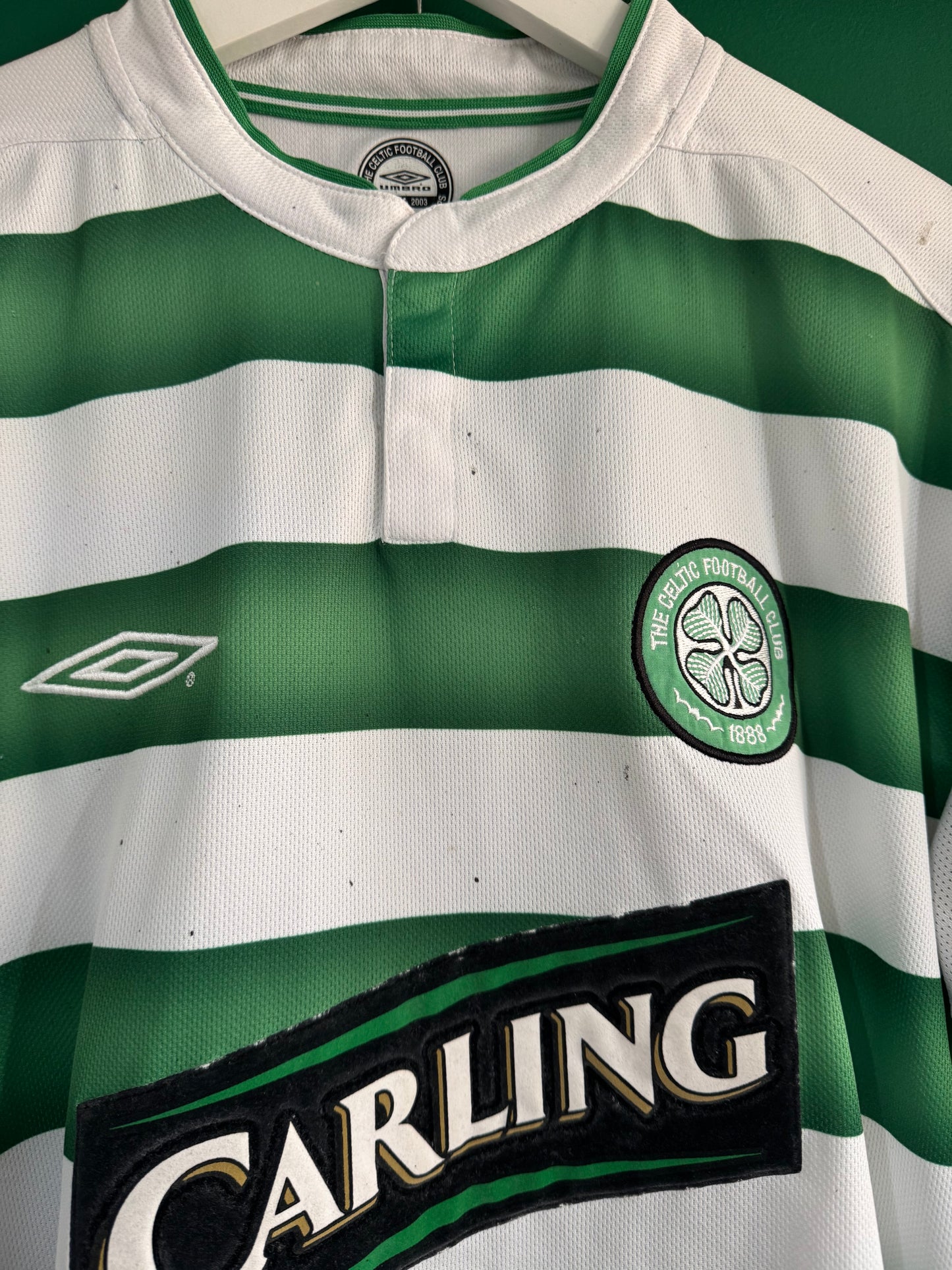 Celtic 2003/04 home shirt large