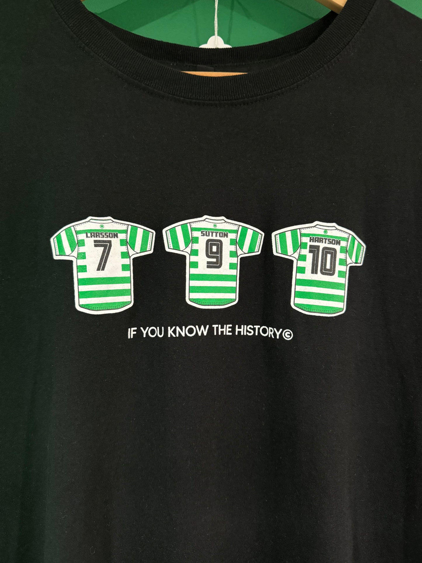 Front 3 tshirt - Larsson, Sutton, Hartson large