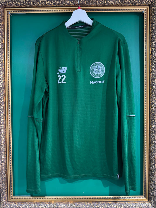 Odsonne Edouard worn half zip training top large
