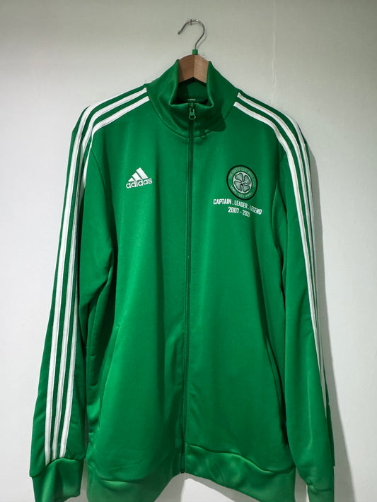 Celtic adidas track zipper top Brown 8 Captain Leader Legend xlarge