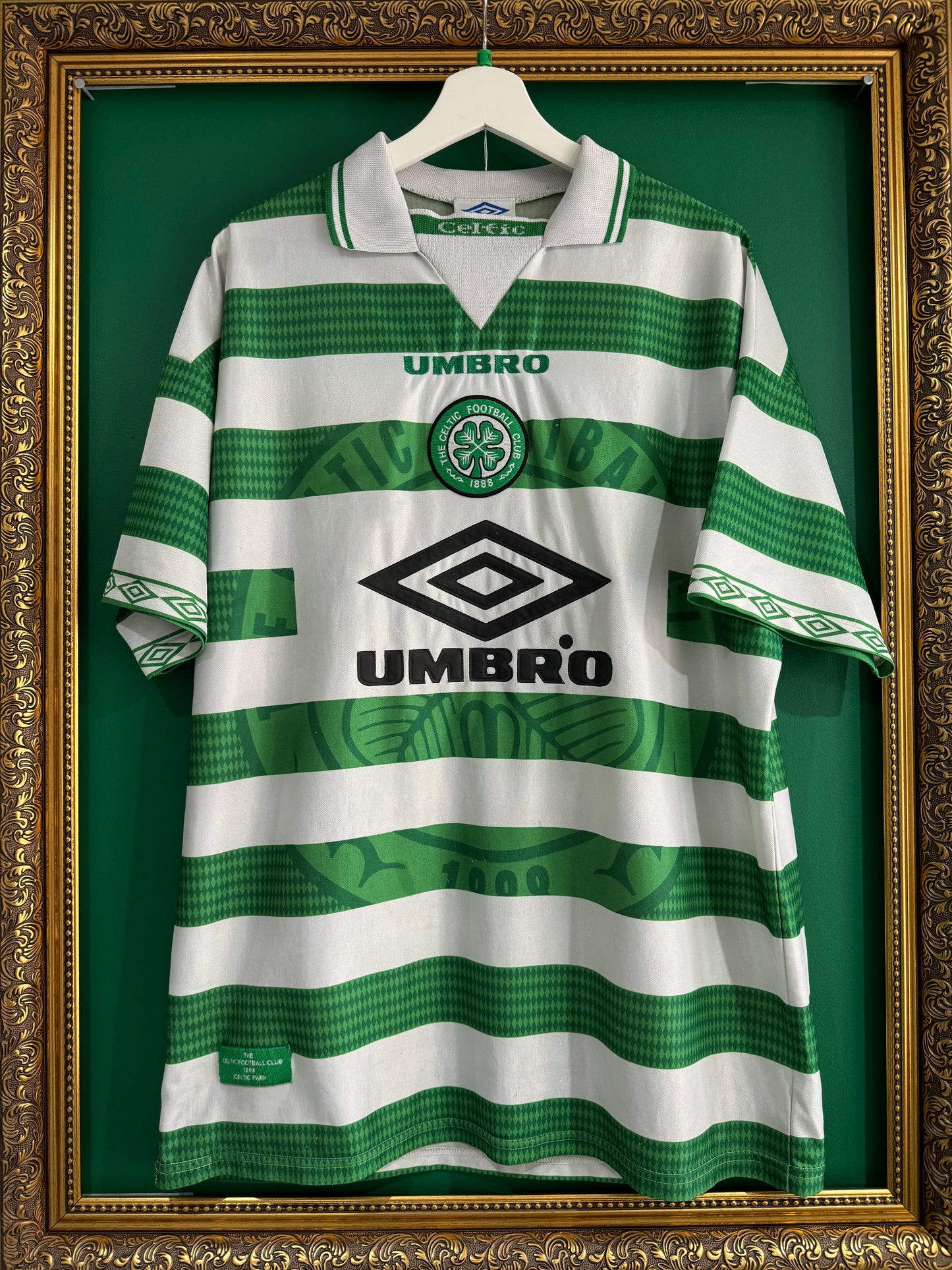 Celtic 1997/99 home xlarge Larsson 7