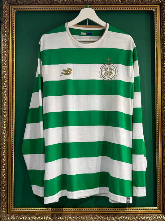 Celtic 2017/18 home shirt xlarge ls unsponsored