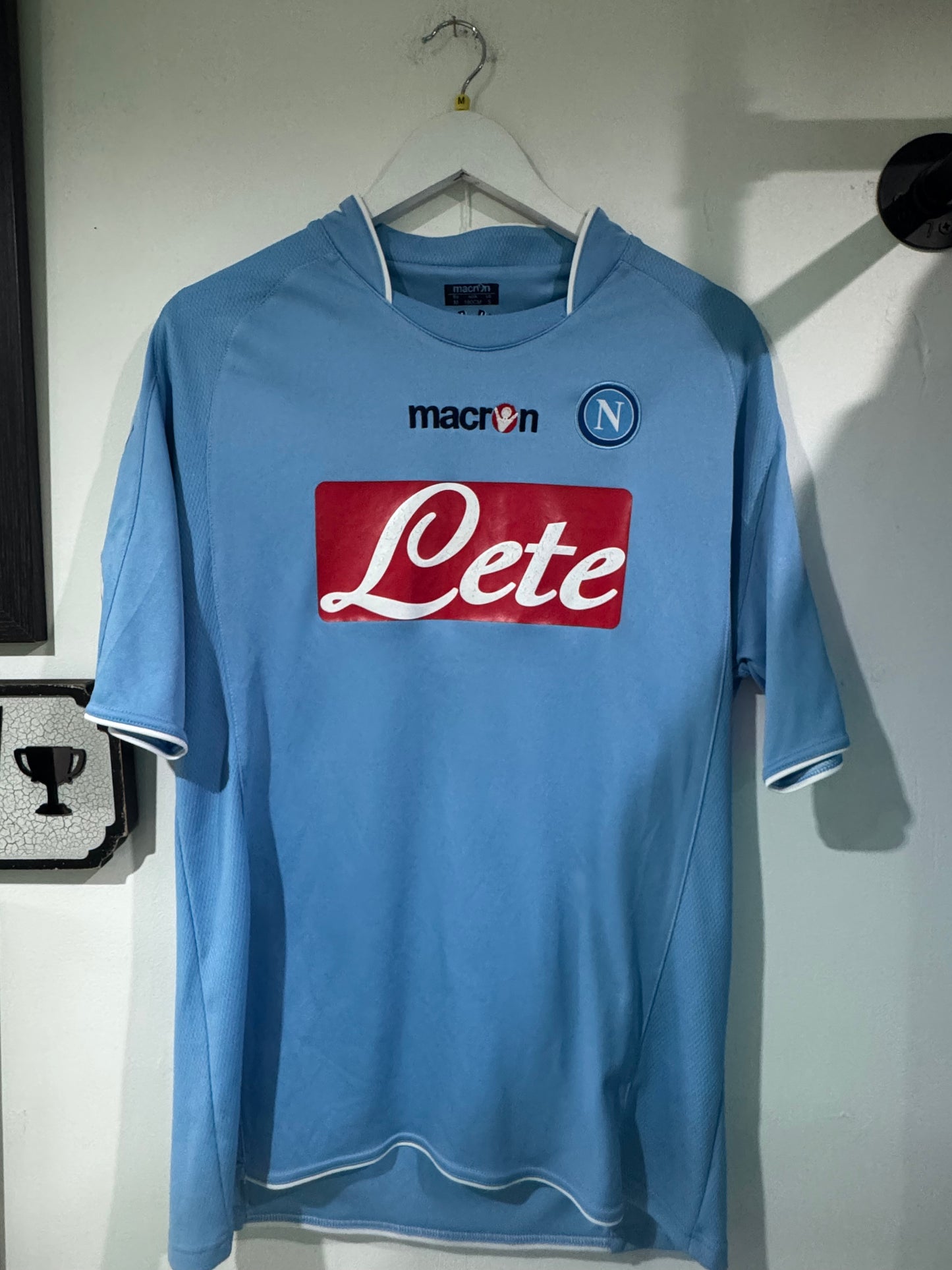Napoli 2009/10 home shirt medium Cigarini 21