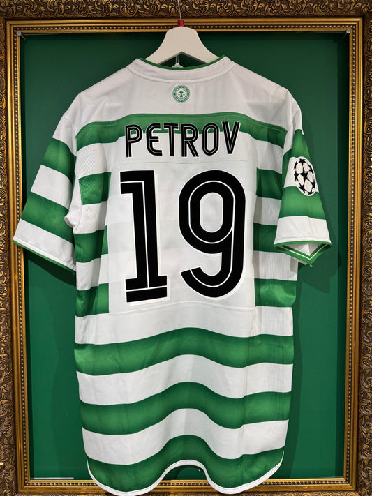 Celtic 2003/04 home shirt xlarge Petrov 19