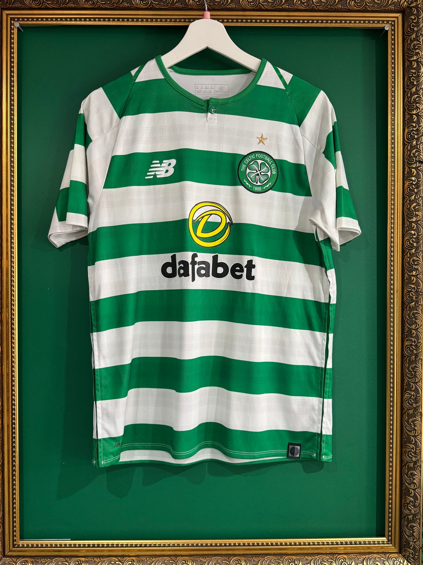 Celtic 2018/19 home shirt small McGregor 42