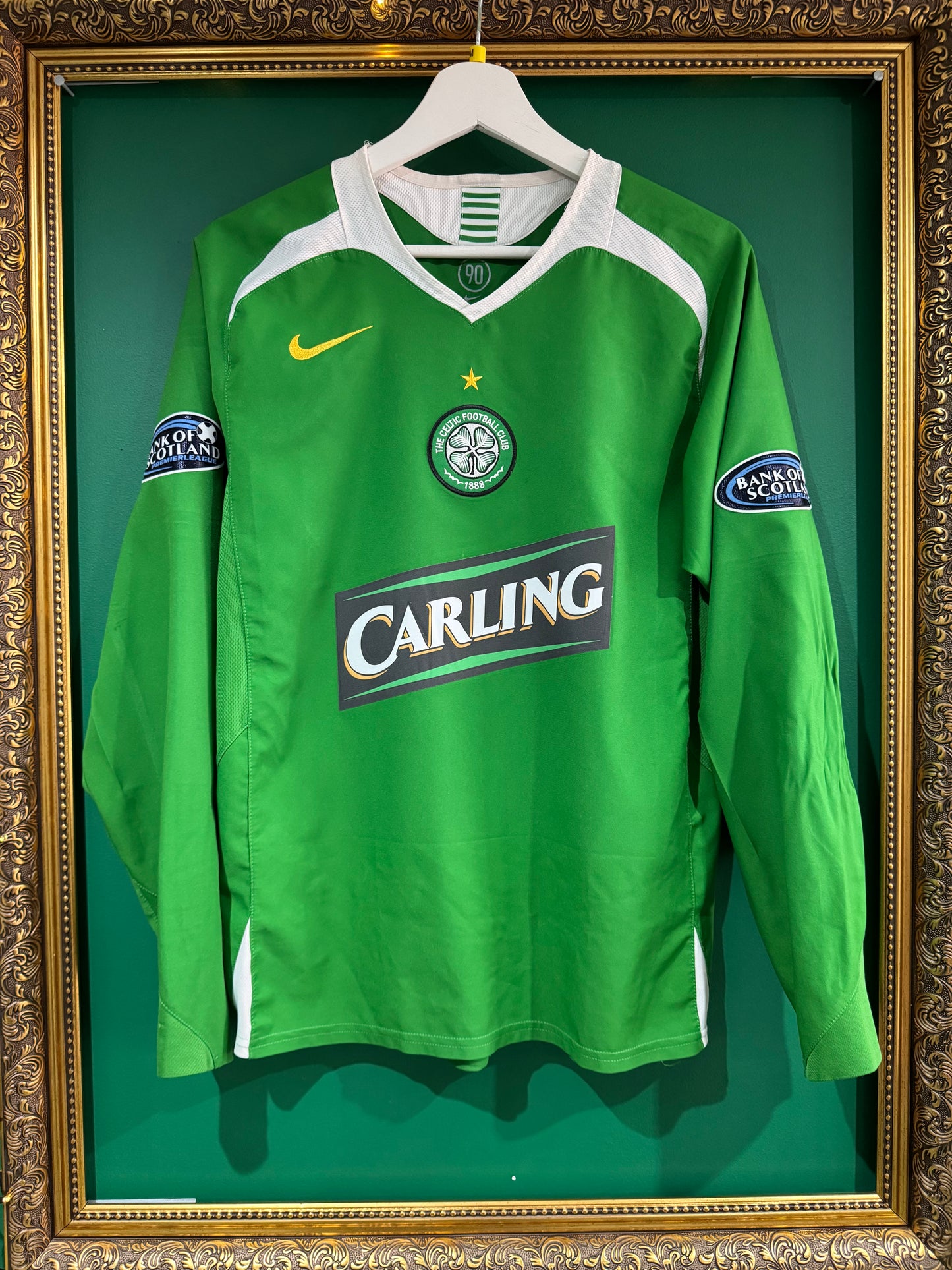 Celtic 2005/06 away shirt medium ls Nakamura 25