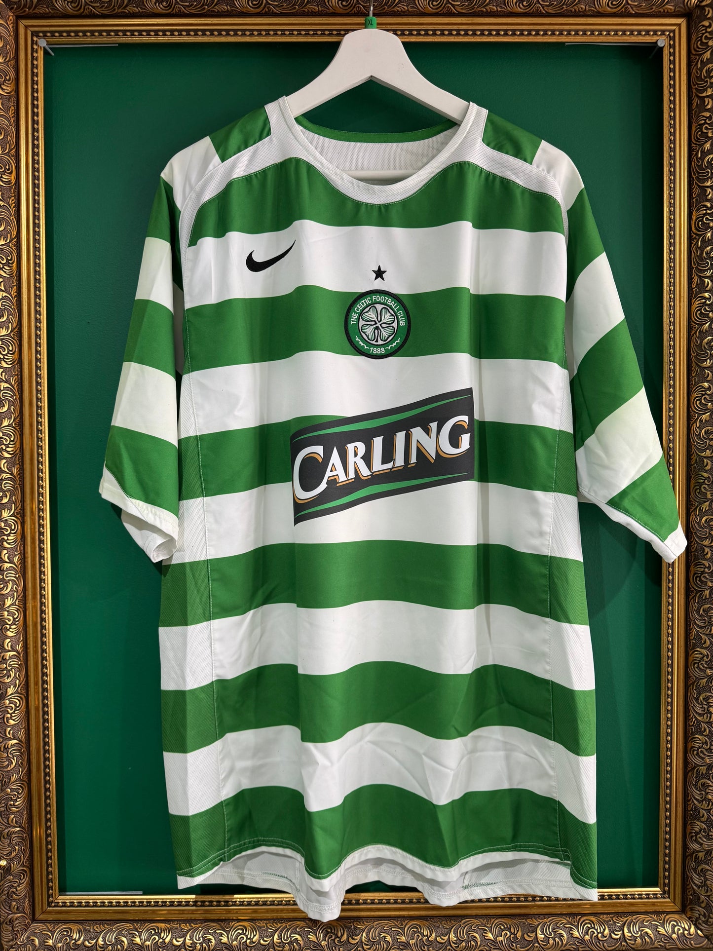 Celtic 2005/07 home shirt xlarge Vennegoor of Hesselink 10
