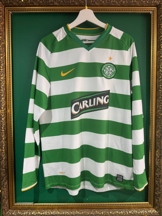 Celtic 2008/10 home shirt medium ls