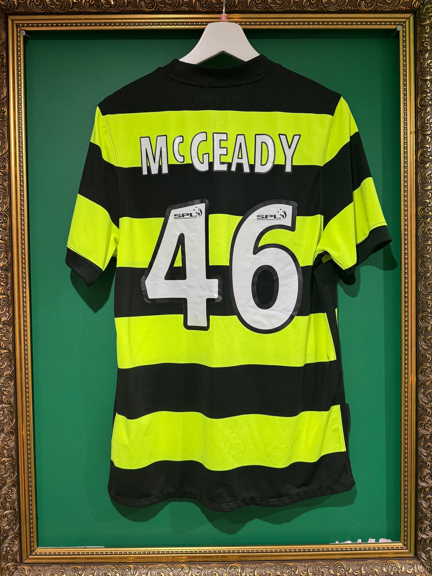 Celtic 2009/10 away shirt small McGeady 46
