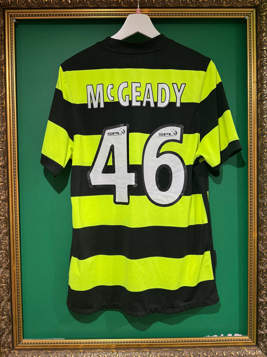 Celtic 2009/10 away shirt small McGeady 46