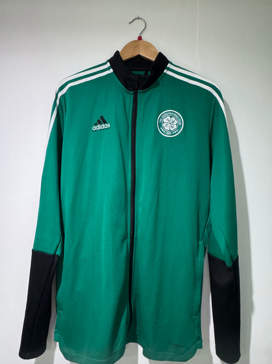 Celtic adidas originals track zipper top large