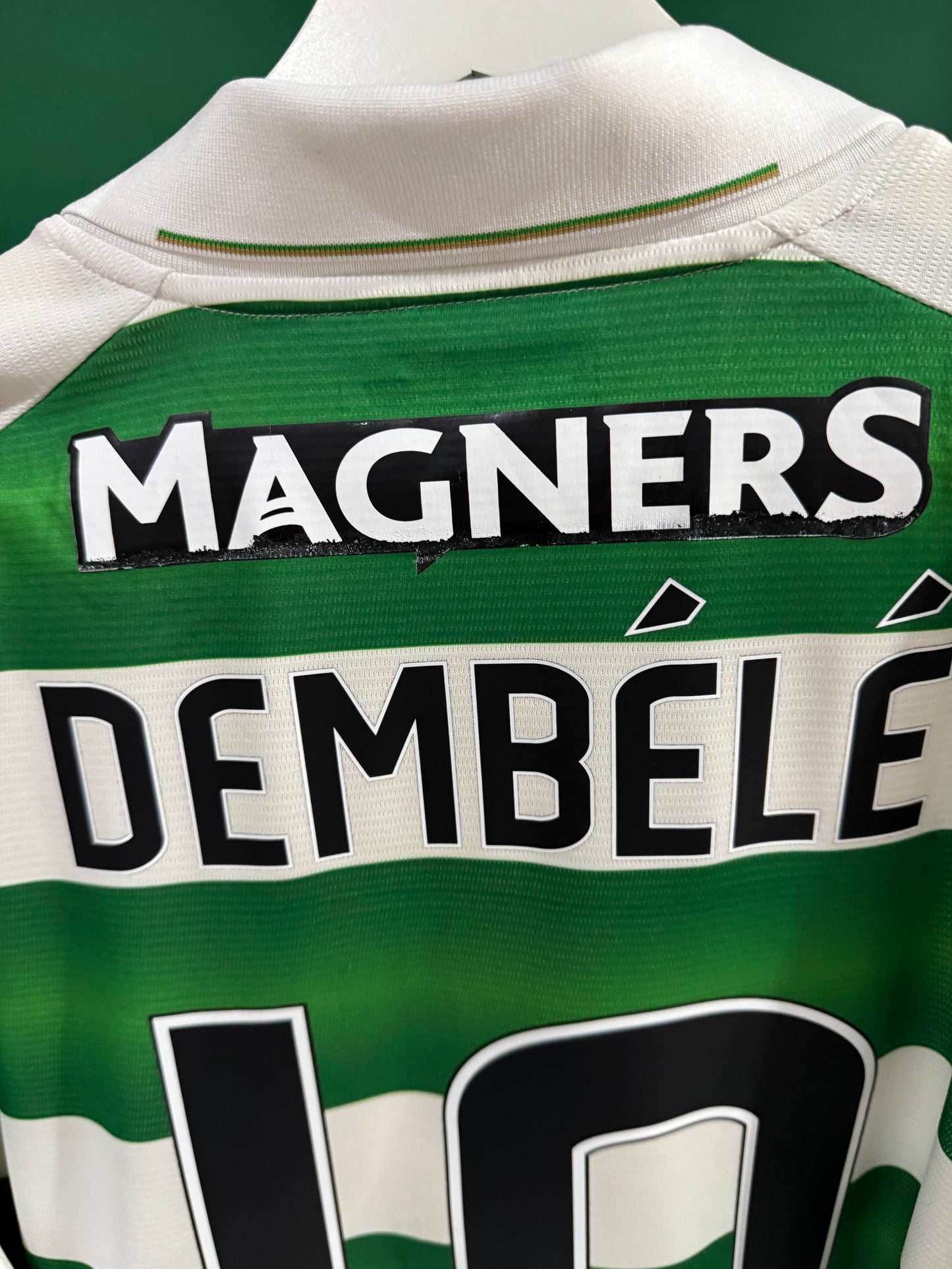 Celtic 2016/17 home shirt ls xlarge Dembele 10