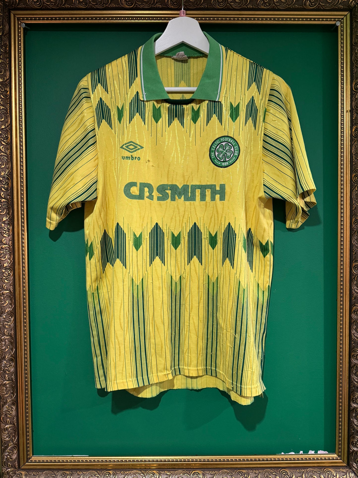 Celtic 1988/91 away shirt small