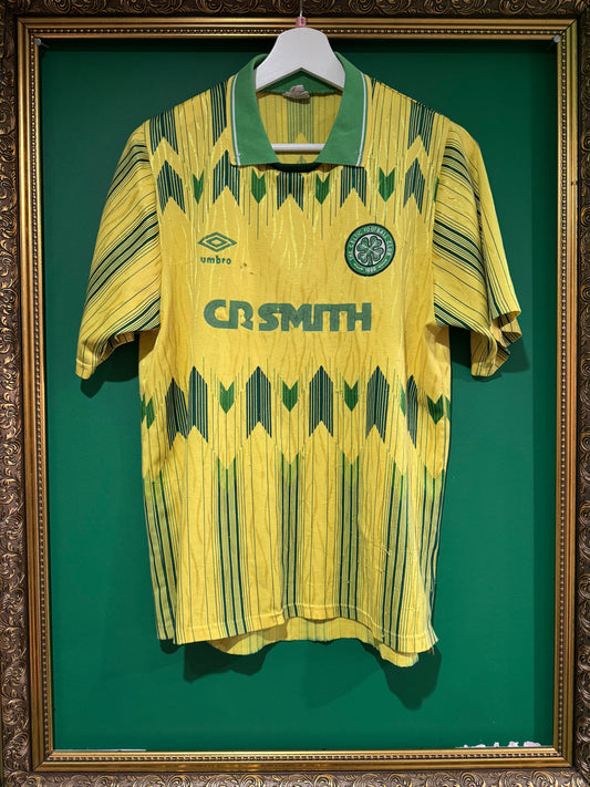 Celtic 1988/91 away shirt small