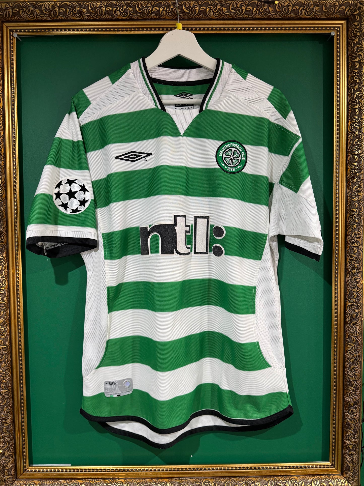 Celtic 2001/03 home shirt medium Balde 6