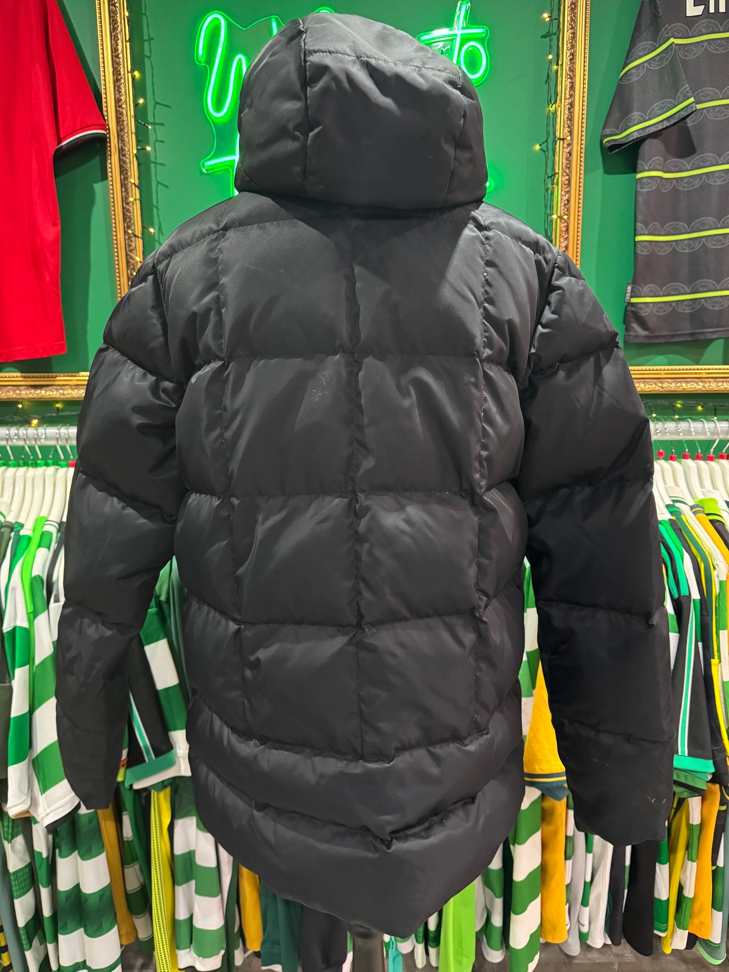 Celtic padded puffer coach jacket medium Nike