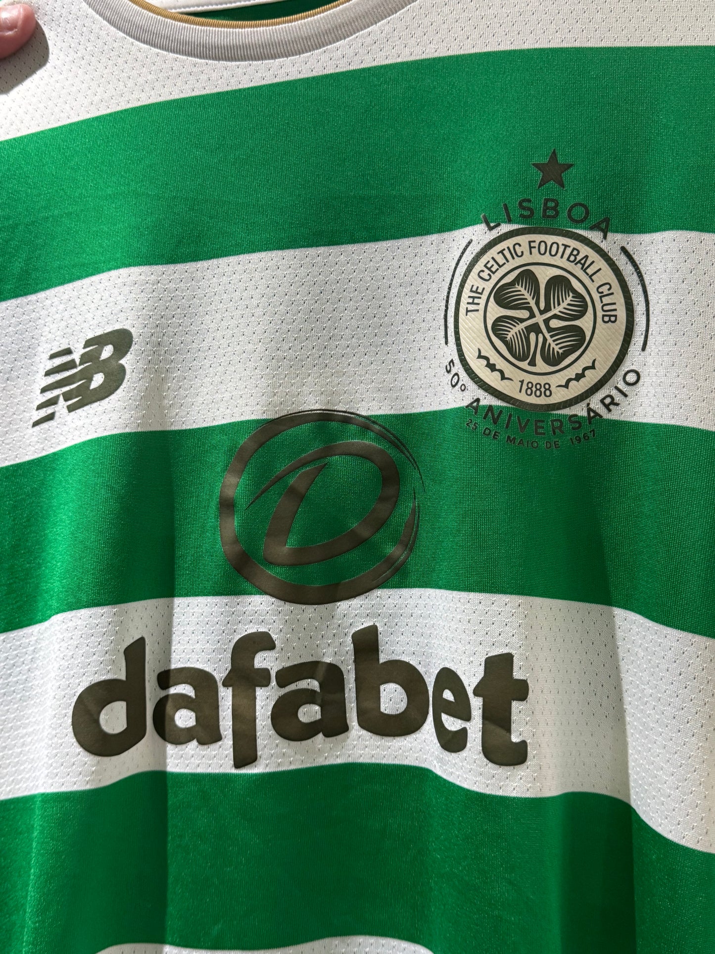 Celtic 2017/18 home shirt xlarge ls