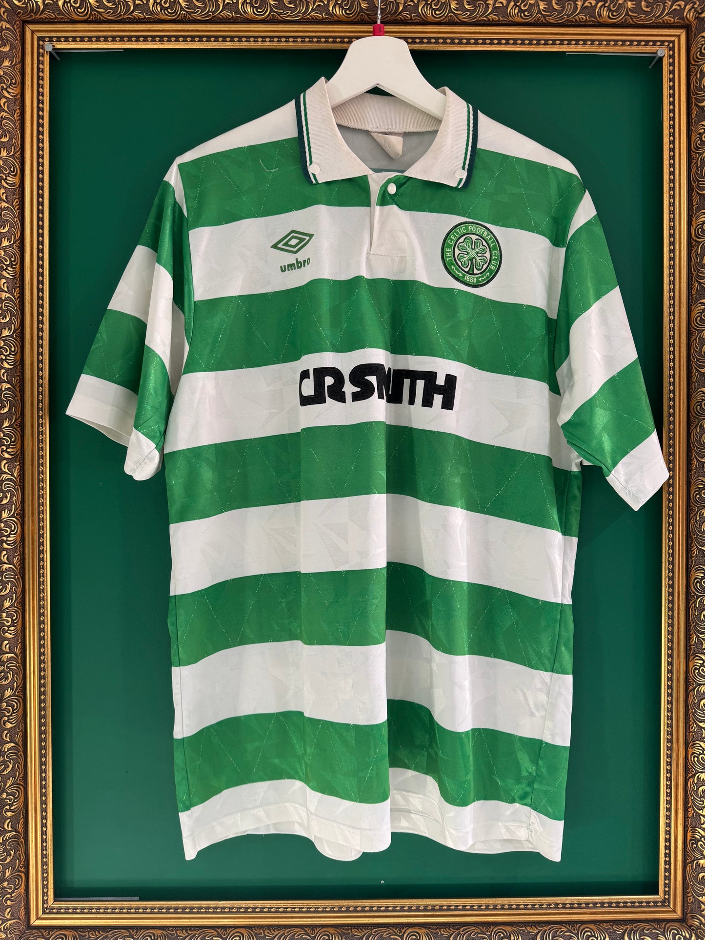 Celtic 1989/91 home shirt large