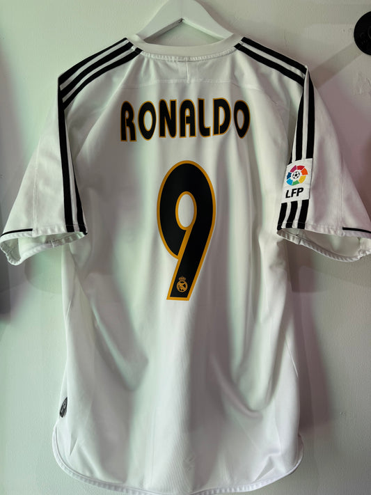 Real Madrid 2003/04 home large Ronaldo 9