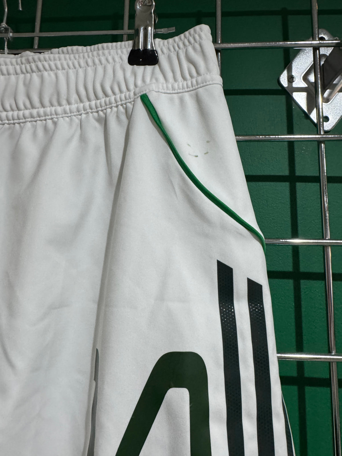 Celtic home European elite matchworn shorts small McCowan 14