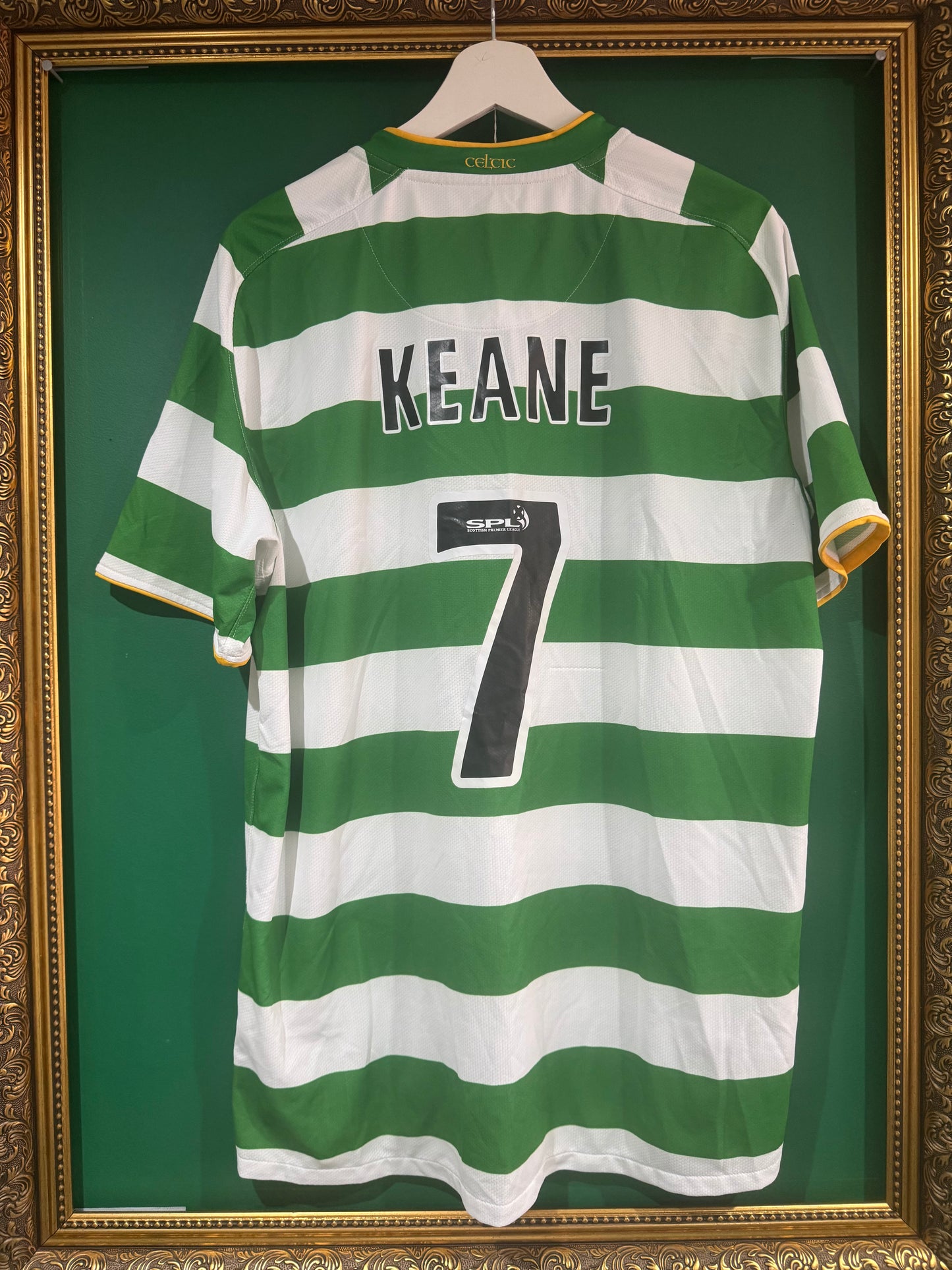 Celtic 2008/10 home shirt large Keane 7