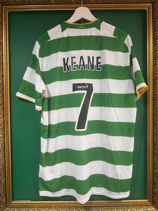 Celtic 2008/10 home shirt large Keane 7