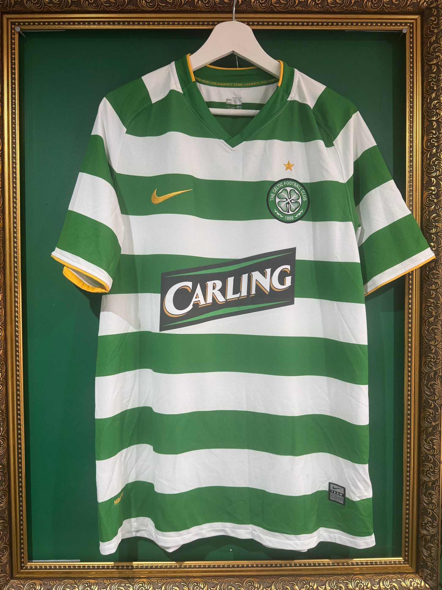 Celtic 2008/10 home shirt large Keane 7