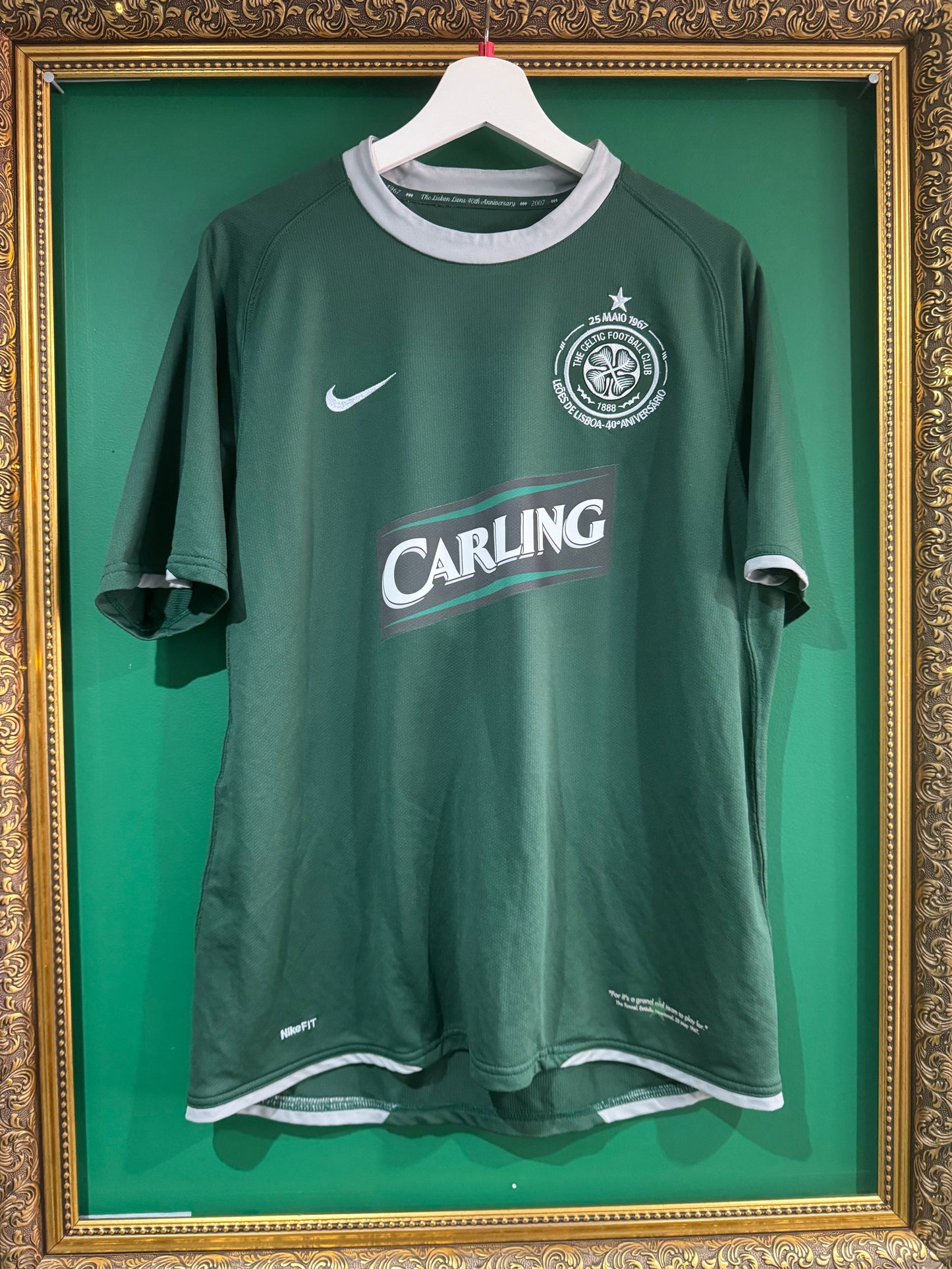 Celtic 2007/08 away shirt large Brown 8