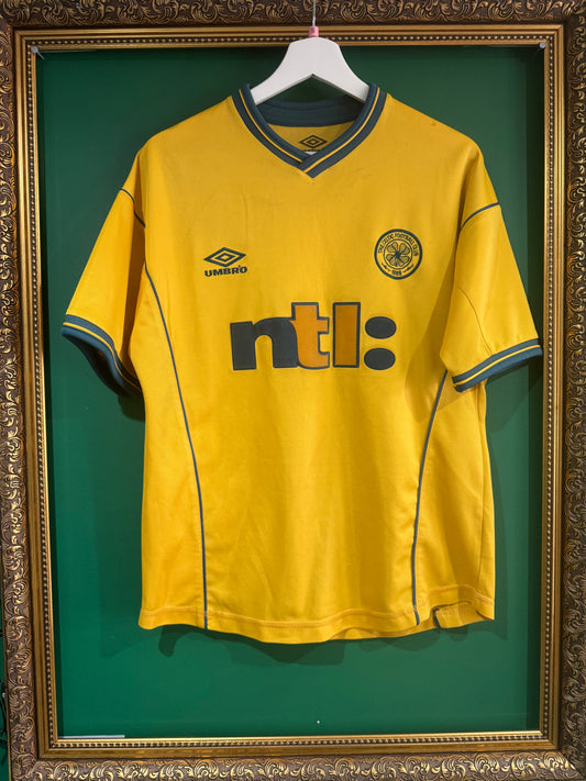Celtic 2000/02 away shirt small / Youth xl