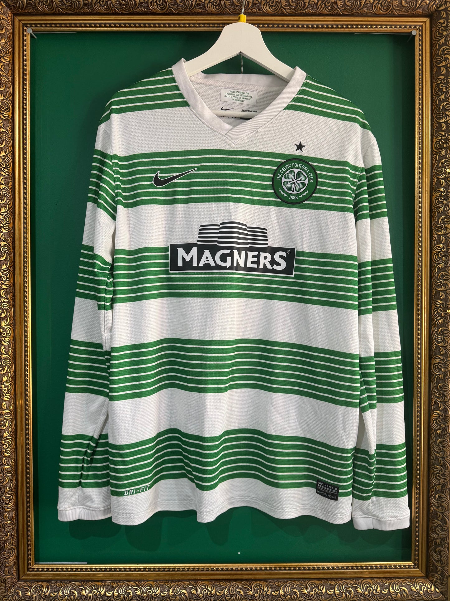 Celtic 2014/15 home shirt ls medium