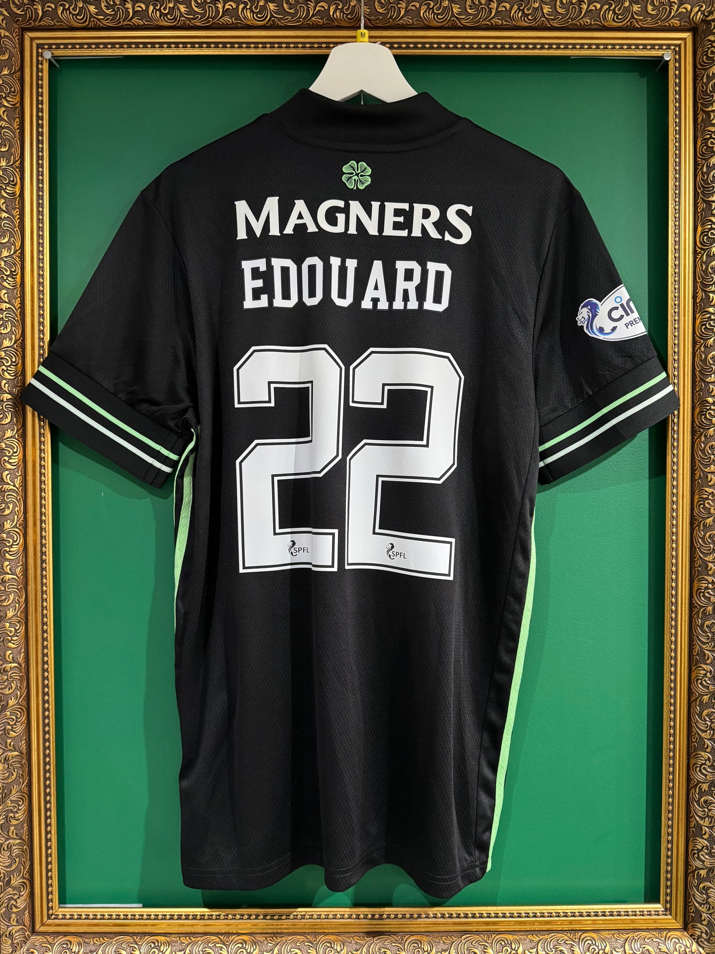 Celtic 2021/22 fourth medium Edouard 22 match issue prepared