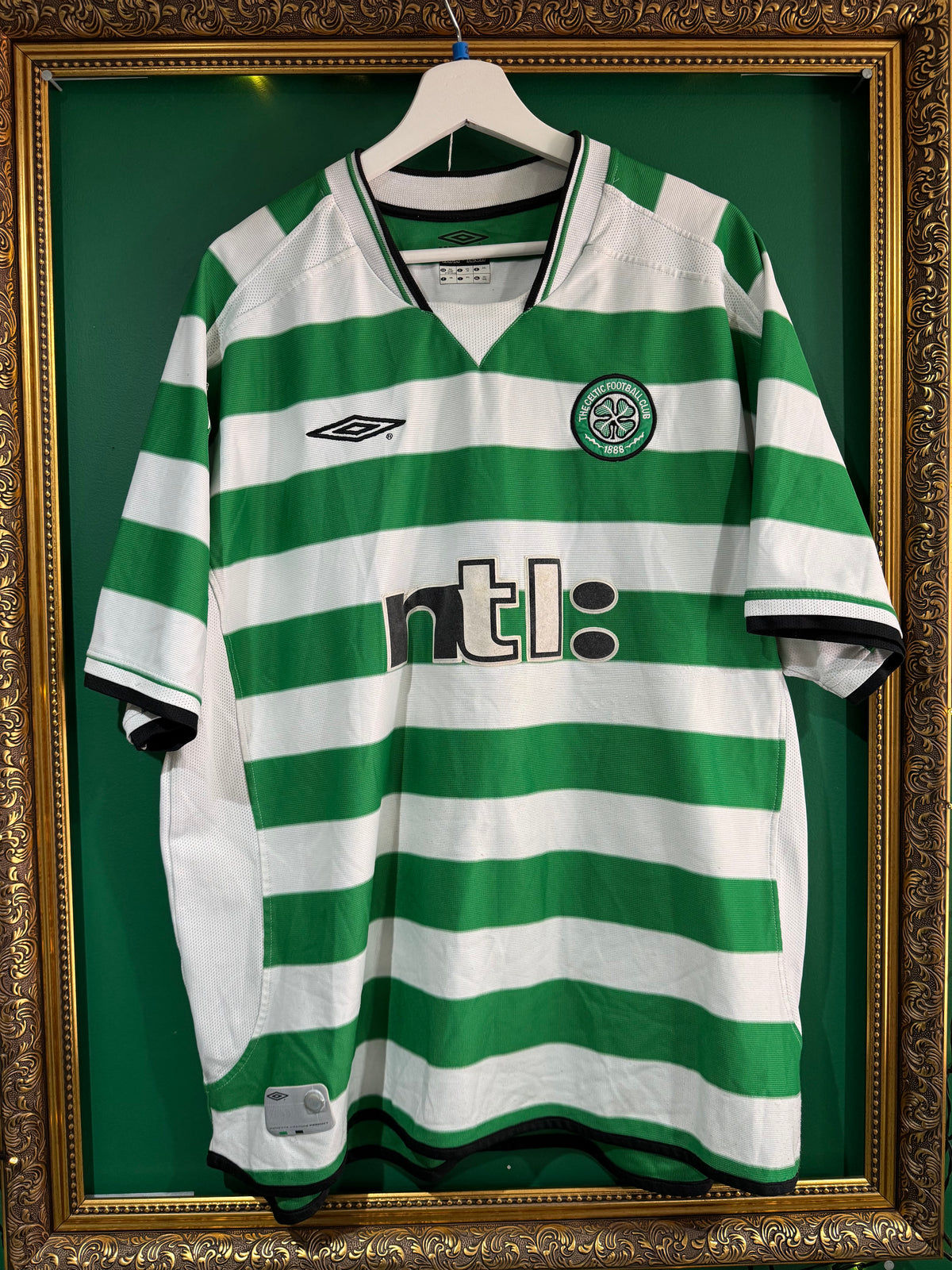 Celtic 2001/03 home shirt xxlarge